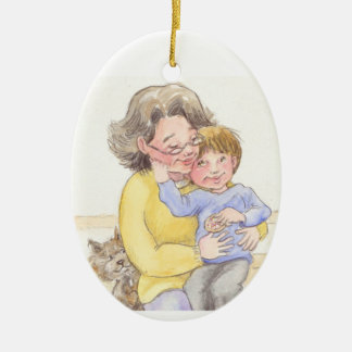 Grammy's Boy Keramisch Ornament