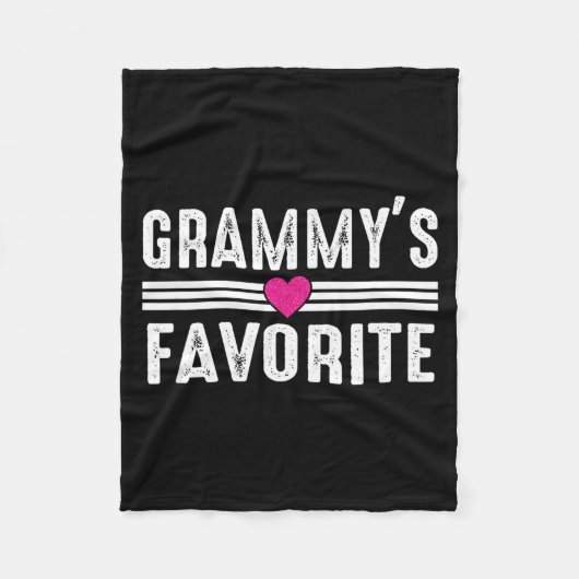 Grammy's Favorite  Fleece Deken (Voorkant)