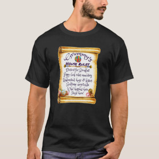 Grammy's Huisregels Kleinkinderen Grootouders De T-shirt
