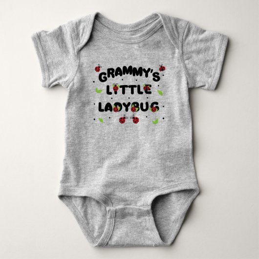 Grammy's Little Ladybug - Schattig Romper (Voorkant)