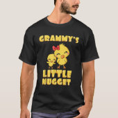 Grammy's Little Nugget Chicken Lover Oma Mothe T-shirt (Voorkant)