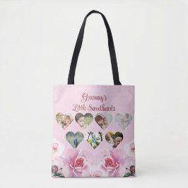 Grammy's Little Sweethearts Foto Gift Tote Bag