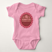 Grammy's meisje gemaakt van scratch grappig romper (Voorkant)