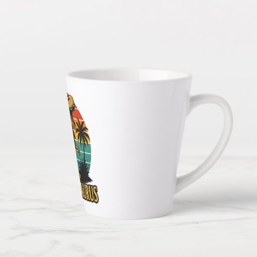 Grammysaurus T Rex Dinosaur Grammy Moederdag Latte Mok (Rechts)