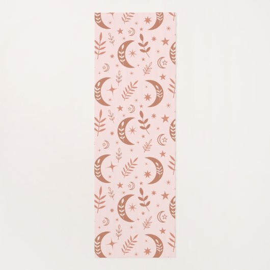 Gramoonmonogram van de soort Earthy Boho Yogamat (Achterkant)