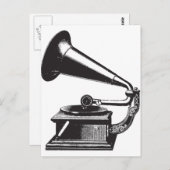  Gramophone Briefkaart (Voorkant / Achterkant)