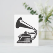  Gramophone Briefkaart (Staand voorkant)