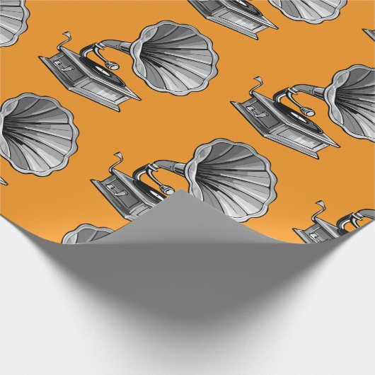 Gramophone Cadeaupapier (Hoek)
