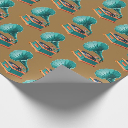 Gramophone Cadeaupapier (Hoek)