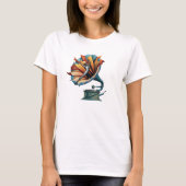 Gramophone dansen door de melodie t-shirt (Voorkant)