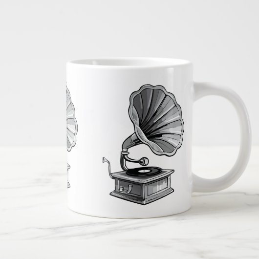 Gramophone Grote Koffiekop (Rechts)