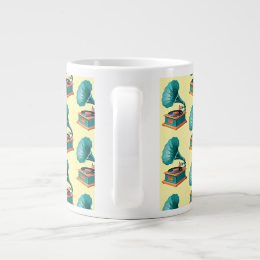 Gramophone Grote Koffiekop (Achterkant)