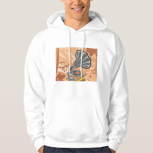 Gramophone Hoodie (Voorkant)