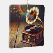 Gramophone Kerst Ornament (Rechts)