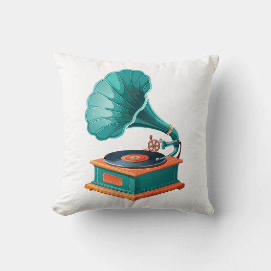 Gramophone Kussen (Voorkant)