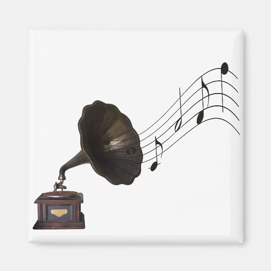 Gramophone Magneet (Voorkant)