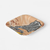 Gramophone Papieren Bordje (Gebogen)