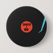Gramophone Record Button - Retro Disco Party (Voorkant)