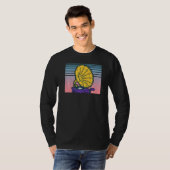 Gramophone Record Player Vaporwave esthetische fon T-shirt (Voorkant volledig)