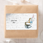 Gramophone retro aangepast label (Insitu)