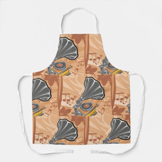 Gramophone Schort (Voorkant)