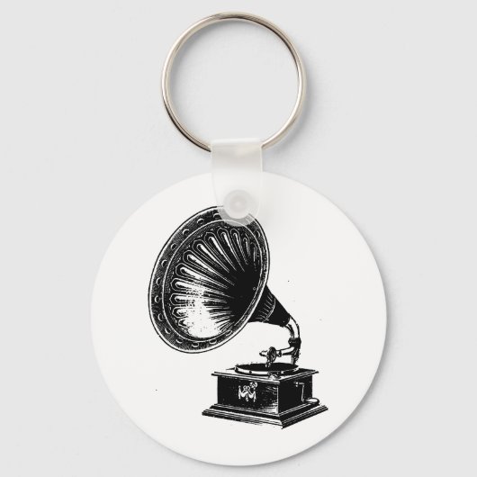 Gramophone Sleutelhanger (Voorkant)