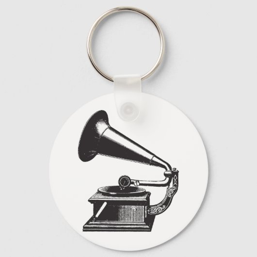 Gramophone Sleutelhanger (Voorkant)