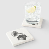  Gramophone Stenen Onderzetter (Zijkant)