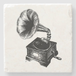  Gramophone Stenen Onderzetter