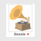 Gramophone Sticker (Vel)