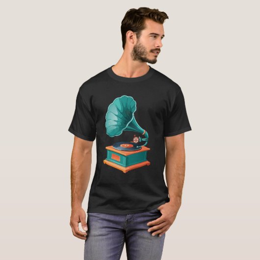 Gramophone T-shirt (Voorkant volledig)