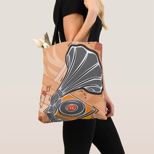 Gramophone Tote Bag