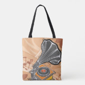 Gramophone Tote Bag (Achterkant)
