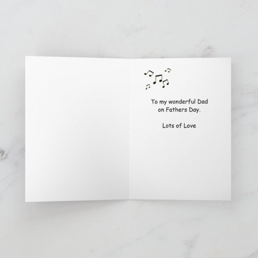 Gramophone vaders dagkaart kaart (Binnen)