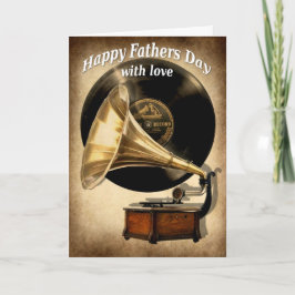 Gramophone vaders dagkaart kaart