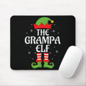 Grampa Elf Kerstfamilie Matching Elf Squad Kerst Muismat (Met muis)
