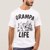 GRAMPA LIFE Funny T-Shirts (Voorkant)