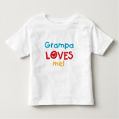Grampa Loves Me T-shirts en geschenken (Voorkant)