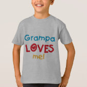 Grampa Loves Me T-shirts en geschenken (Voorkant)