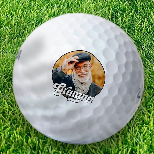 Grampa Retro Eenvoudig Plezier Golfballen