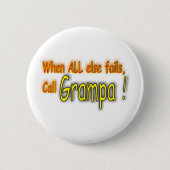 Grampa Ronde Button 5,7 Cm (Voorkant)