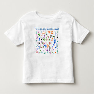 Grampa, speel me wat jazz! kinder shirts