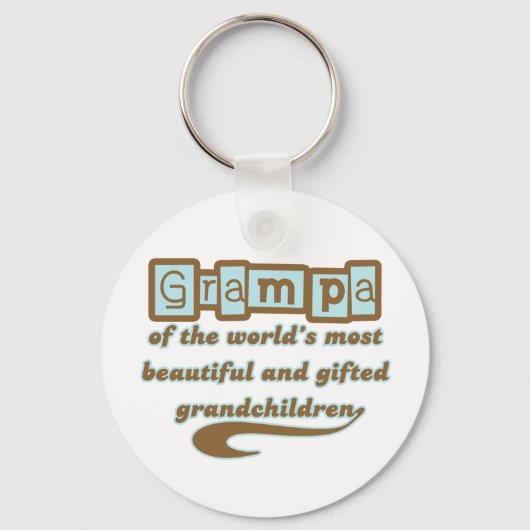 Grampa van grootkinderen sleutelhanger (Voorkant)