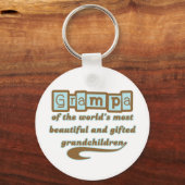 Grampa van grootkinderen sleutelhanger (Voorkant)