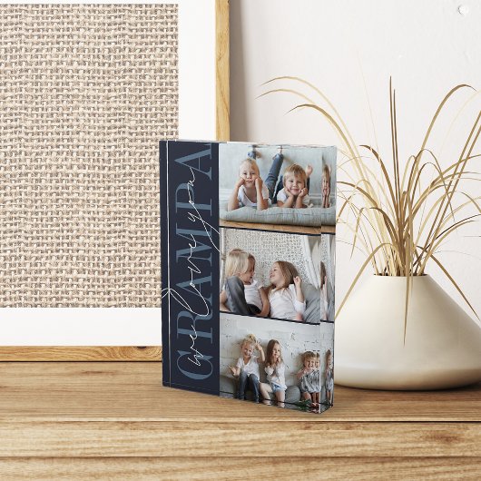 Grampa We houden van je 3 Fotoblokken