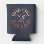 Grampa's Grill, speciaal jaar ingesteld Blikjeskoeler (Achterkant)