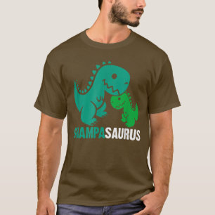 Grampasaurus Cute Sweet Grandpa Family Dinosaur Fa T-shirt