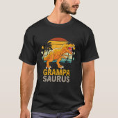 Grampasaurus Rex Dinosaur Grampa Saurus T-shirt (Voorkant)