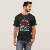 Grampen Beer Kerstmis Pajama Red Pset Buffalo Fam T-shirt (Voorkant volledig)