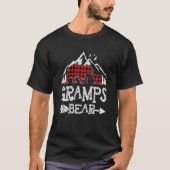 Grampen Beer Kerstmis Pajama Red Pset Buffalo Fam T-shirt (Voorkant)